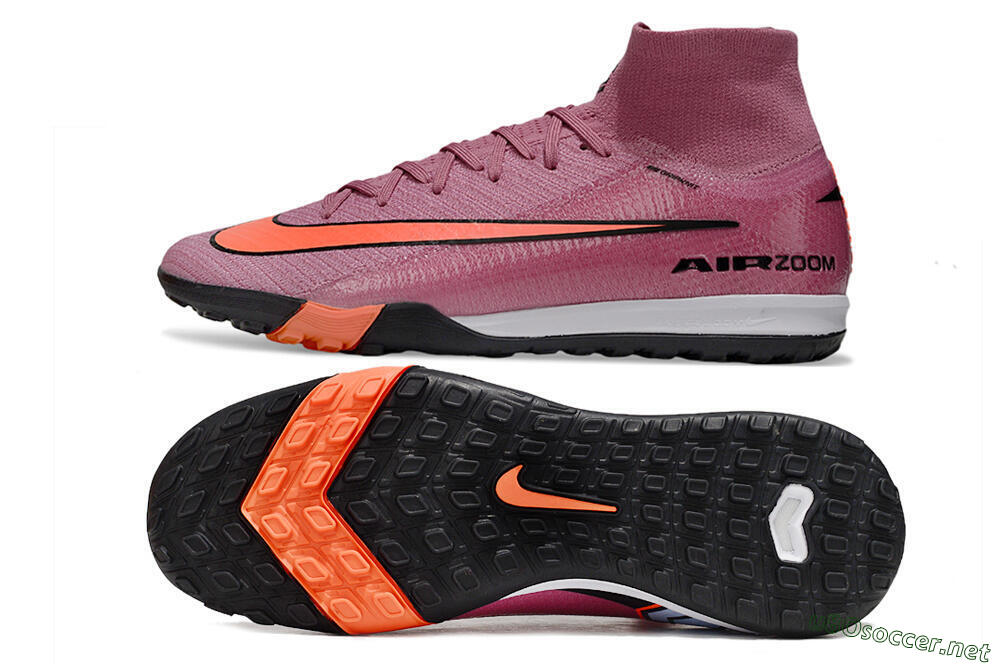 Unisex Nike Air Zoom Mercurial Superfly 10 Elite TF Football Shoes - Red/Black/White 1