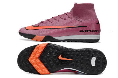 Unisex Nike Air Zoom Mercurial Superfly 10 Elite TF Football Shoes - Red/Black/White