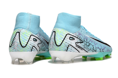 Unisex Nike Air Zoom Mercurial Superfly 10 Elite FG Football Boots - Jade/Black/White