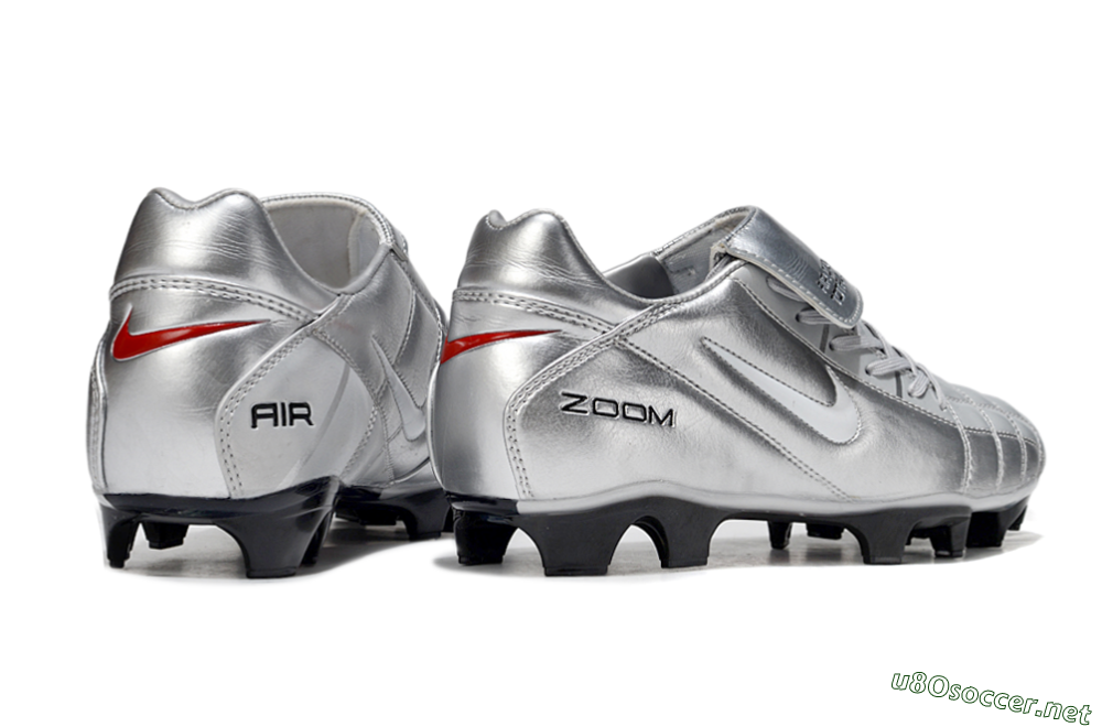 Men's Nike Air Zoom Total 90 III FG Football Boots - Grey/Silver/White 5