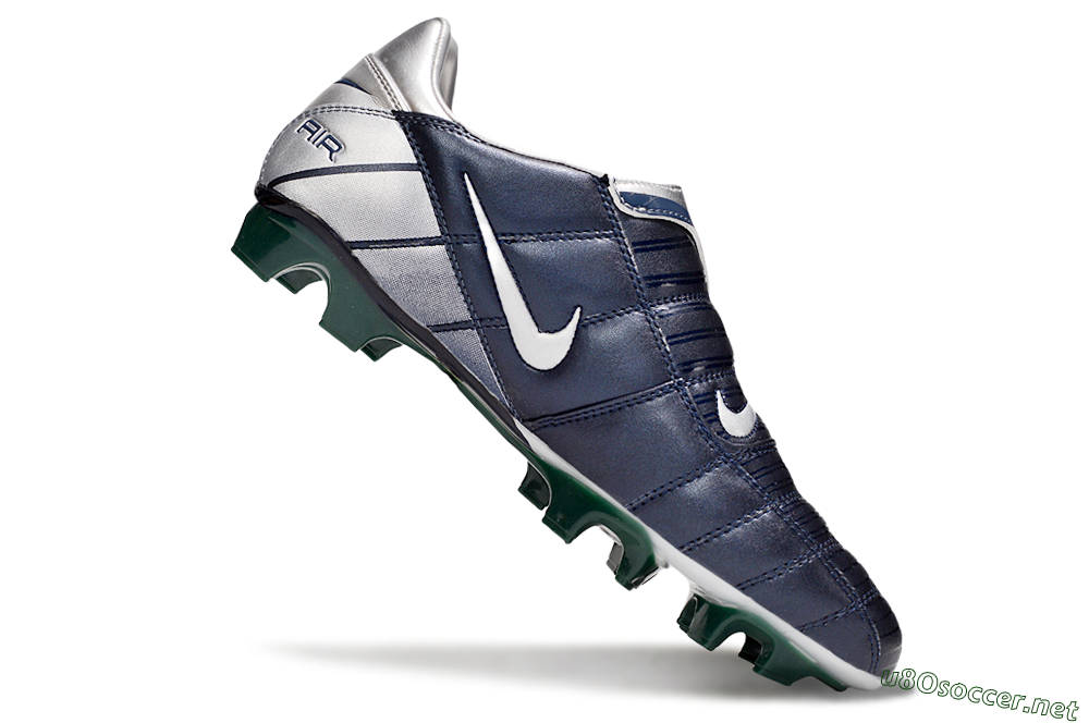 Men's Nike Air Zoom Total 90 III FG Football Boots - Black/Silver 4