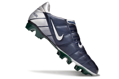 Men's Nike Air Zoom Total 90 III FG Football Boots - Black/Silver