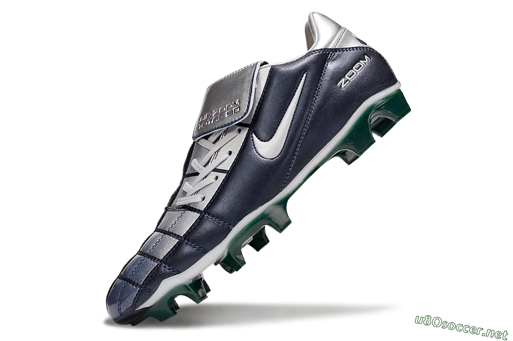 Men's Nike Air Zoom Total 90 III FG Football Boots - Black/Silver 5
