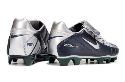 Men's Nike Air Zoom Total 90 III FG Football Boots - Black/Silver