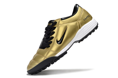 Unisex Nike Total 90 III TF Football Shoes - Gold/Black/White
