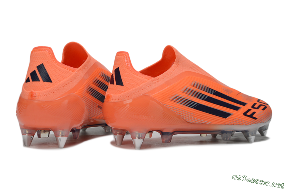 Men's Adidas F50 Elite Laceless SG Football Boots - Red/Black/Silver 6