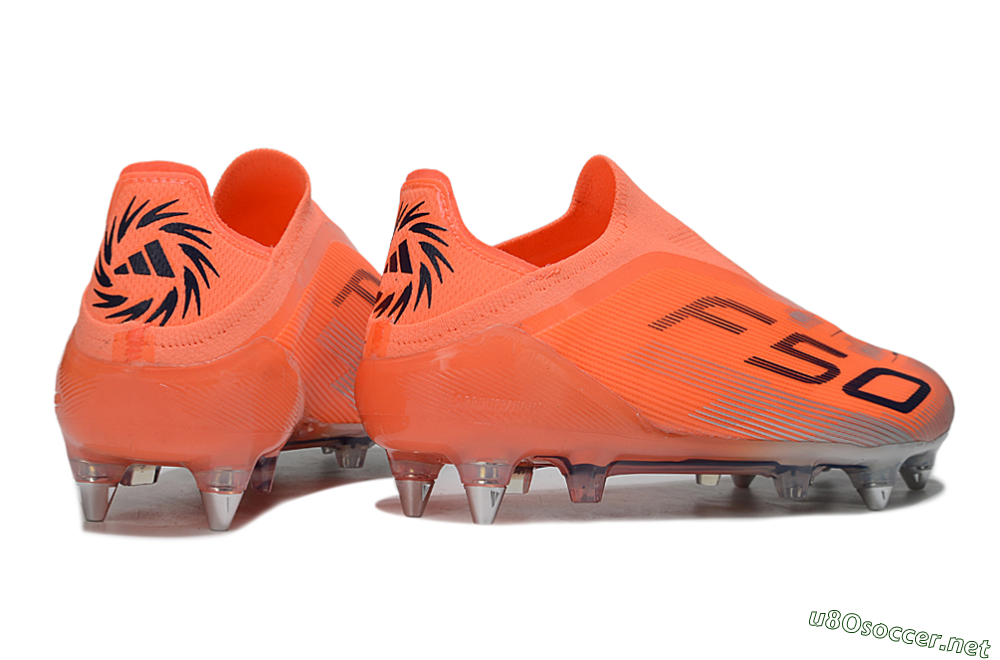 Men's Adidas F50 Elite Laceless SG Football Boots - Red/Black/Silver 6