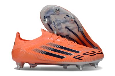 Men's Adidas F50 Elite SG Football Boots - Red/Black/Silver