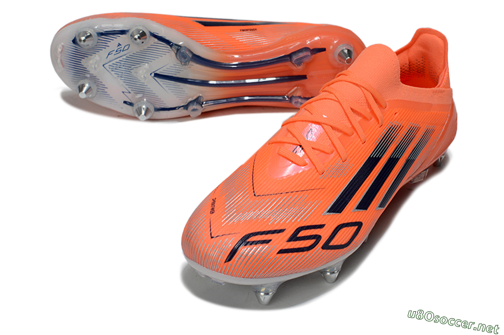 Men's Adidas F50 Elite SG Football Boots - Red/Black/Silver 3