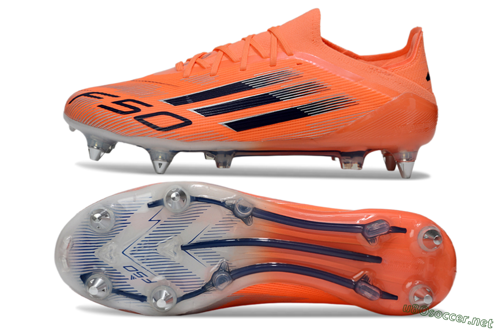 Men's Adidas F50 Elite SG Football Boots - Red/Black/Silver 1