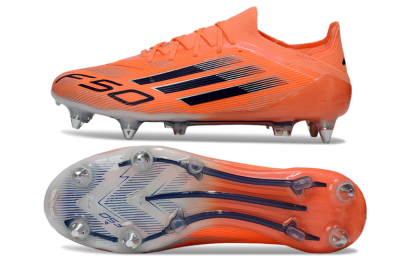 Men's Adidas F50 Elite SG Football Boots - Red/Black/Silver