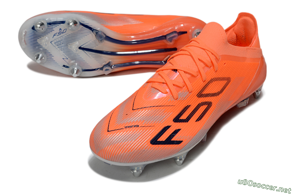 Men's Adidas F50 Elite SG Football Boots - Red/Black/Silver 3