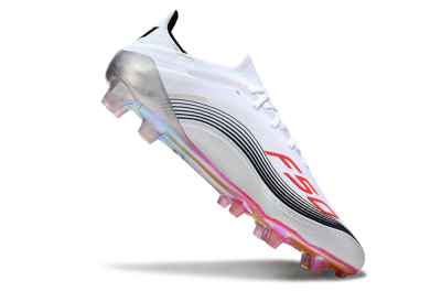 Unisex Messi x Adidas F50 Elite FG Football Boots - White/Silver/Red
