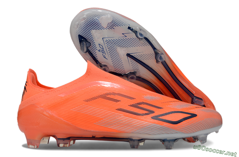 Unisex Adidas F50 Elite Laceless FG Football Boots - Red/Black/Silver 2
