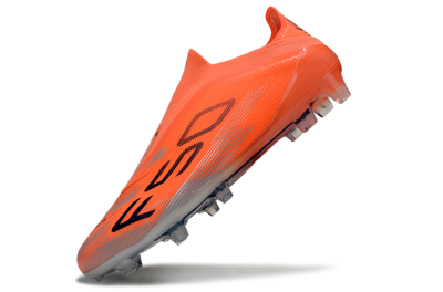 Unisex Adidas F50 Elite Laceless FG Football Boots - Red/Black/Silver