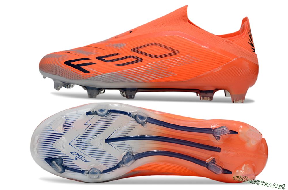 Unisex Adidas F50 Elite Laceless FG Football Boots - Red/Black/Silver 1
