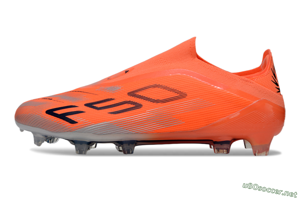 Unisex Adidas F50 Elite Laceless FG Football Boots - Red/Black/Silver 0