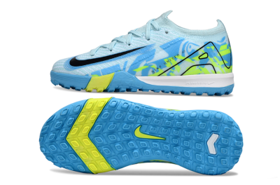 Kids Nike Air Zoom Mercurial Vapor 16 Elite TF Football Shoes - Blue/Black/Yellow