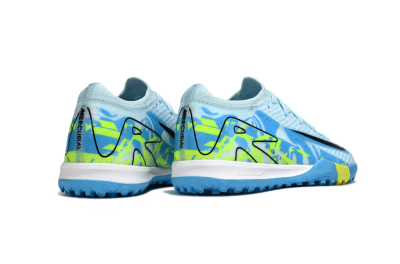 Kids Nike Air Zoom Mercurial Vapor 16 Elite TF Football Shoes - Blue/Black/Yellow