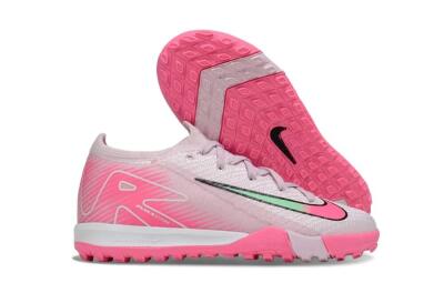 Kids Nike Air Zoom Mercurial Vapor 16 Elite TF Football Shoes - Pink/White/Black