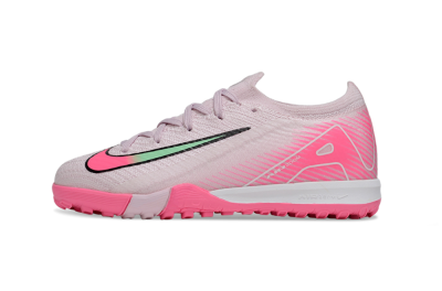 Kids Nike Air Zoom Mercurial Vapor 16 Elite TF Football Shoes - Pink/White/Black