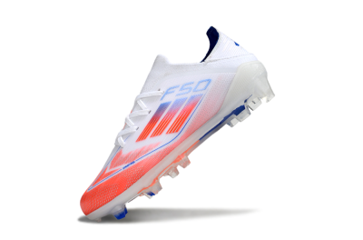 Kids Adidas F50 Elite FG Football Boots - White/Red/Blue