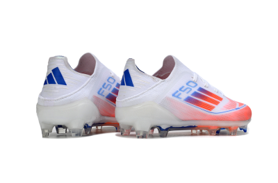 Kids Adidas F50 Elite FG Football Boots - White/Red/Blue