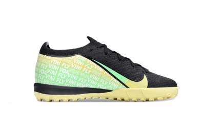 Kids Nike Air Zoom Mercurial Vapor 16 Elite TF Football Shoes - Black/Pink/Yellow