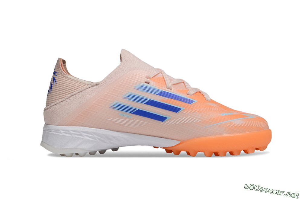 Kids Adidas F50 Elite TF Football Shoes - Pink/Blue/White 5