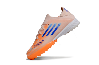 Kids Adidas F50 Elite TF Football Shoes - Pink/Blue/White