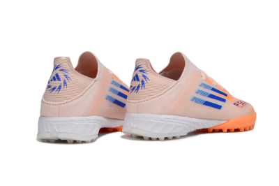 Kids Adidas F50 Elite TF Football Shoes - Pink/Blue/White