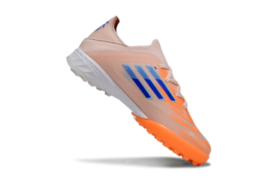 Kids Adidas F50 Elite TF Football Shoes - Pink/Blue/White