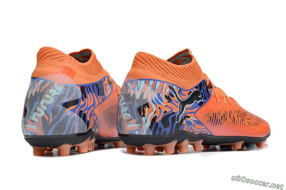 Men's Puma Future 8 Ultimate MG Football Boots - Red/Blue/Black 6