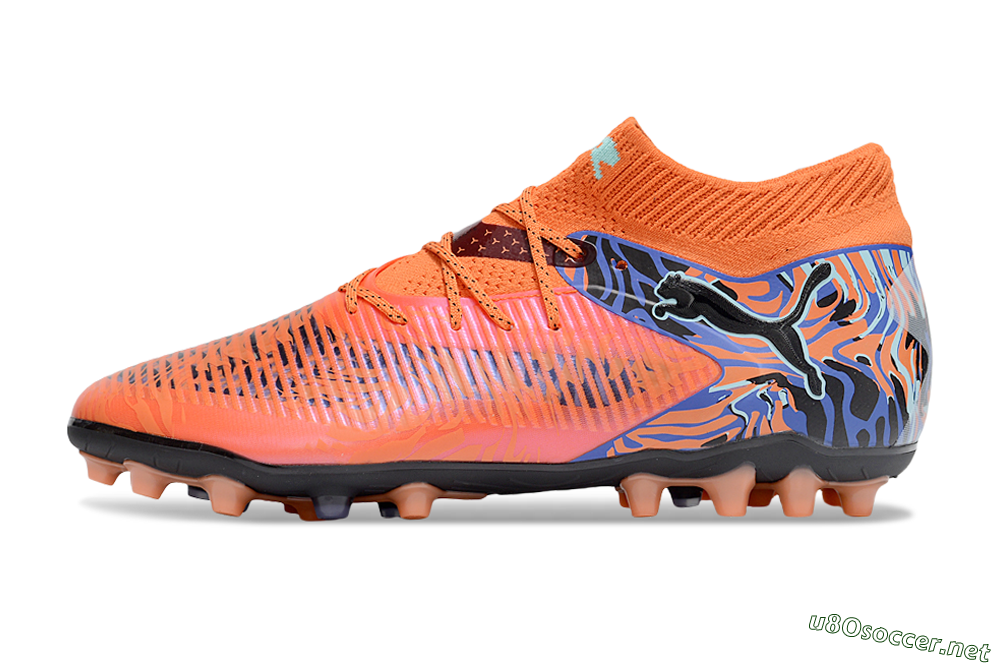 Men's Puma Future 8 Ultimate MG Football Boots - Red/Blue/Black 0