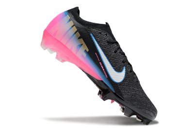 Unisex Nike Air Zoom Mercurial Vapor 16 Elite FG Football Boots - Black/White/Pink