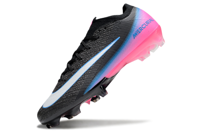 Unisex Nike Air Zoom Mercurial Vapor 16 Elite FG Football Boots - Black/White/Pink