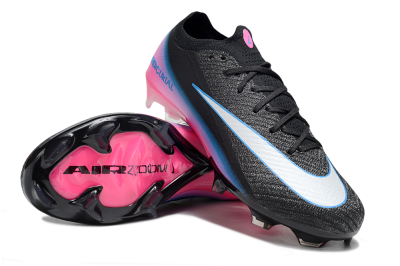 Unisex Nike Air Zoom Mercurial Vapor 16 Elite FG Football Boots - Black/White/Pink