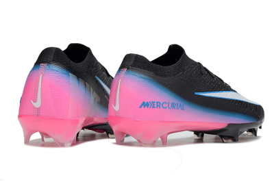 Unisex Nike Air Zoom Mercurial Vapor 16 Elite FG Football Boots - Black/White/Pink