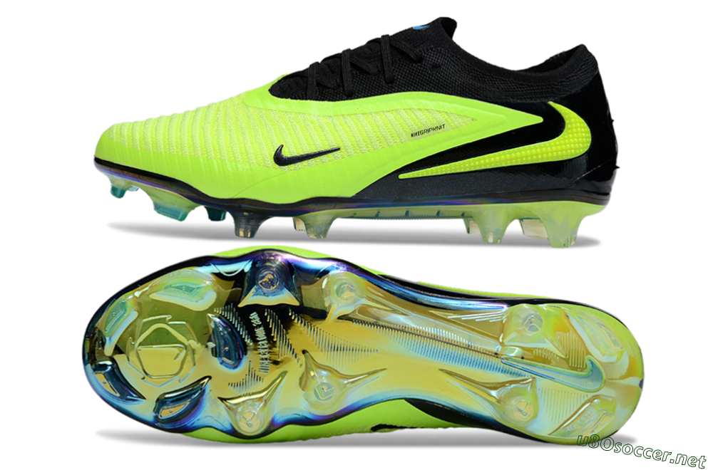 Men's Nike Phantom 6 Low Elite FG Football Boots - Yellow/Black/Gold 1