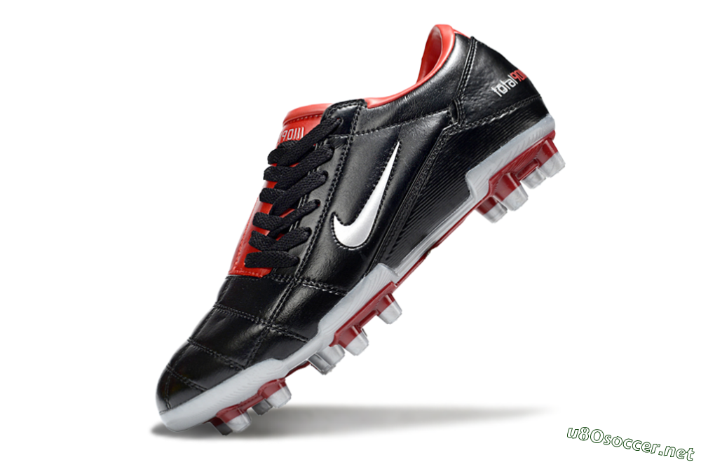 Men's Nike Total 90 III FG Football Boots - Black/Red/White 5