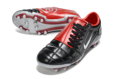 Men's Nike Total 90 III FG Football Boots - Black/Red/White