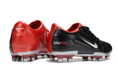 Men's Nike Total 90 III FG Football Boots - Black/Red/White