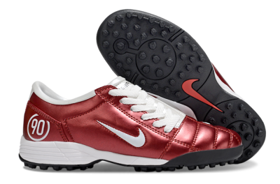 Unisex Nike Total 90 III TF Football Shoes - Red/White/Black