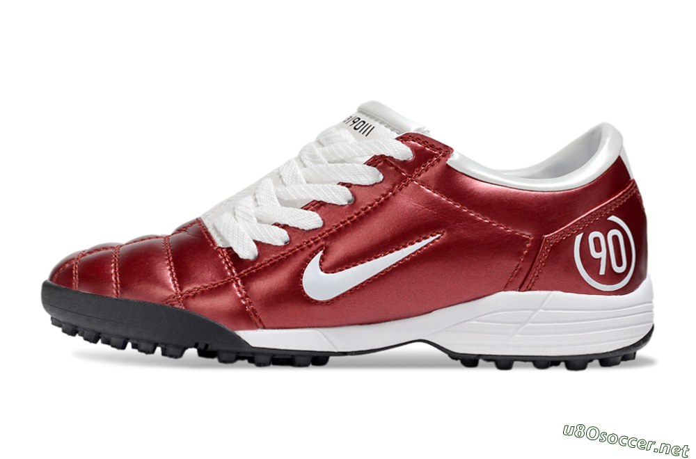 Unisex Nike Total 90 III TF Football Shoes - Red/White/Black 0