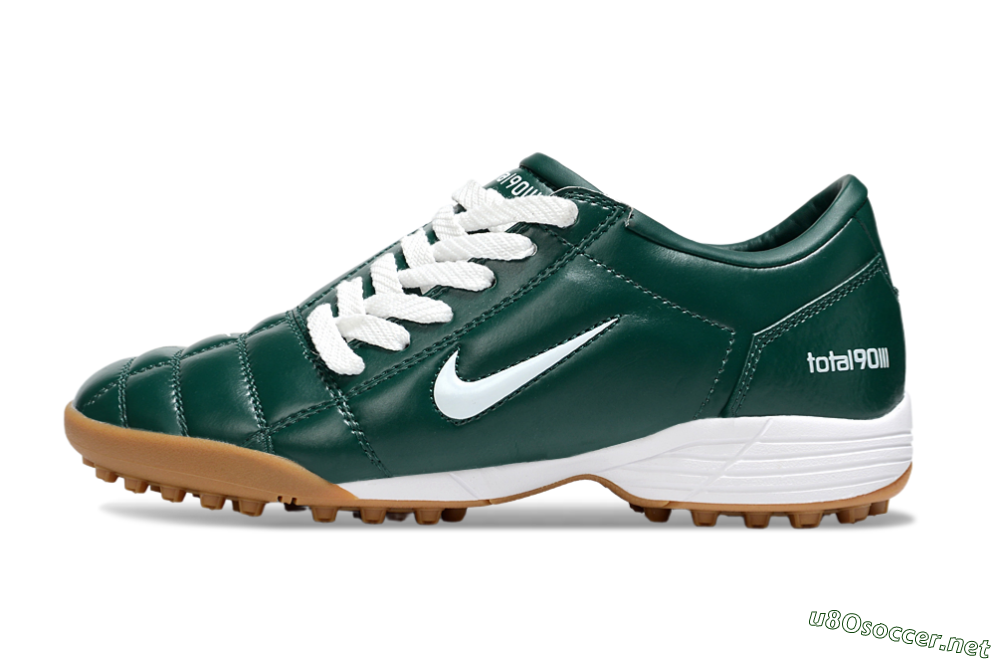 Unisex Nike Total 90 III TF Football Shoes - Green/White/Brown 0