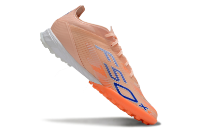 Men's Adidas F50+ Pro TF Football Shoes - Pink/Red/Blue