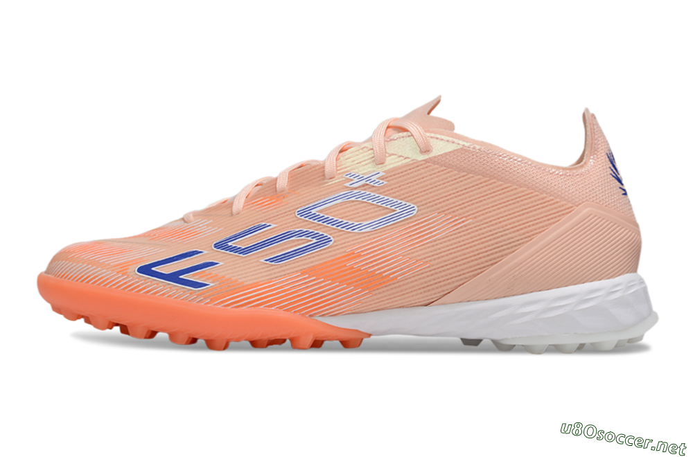 Men's Adidas F50+ Pro TF Football Shoes - Pink/Red/Blue 0