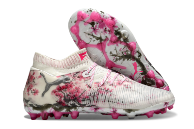 Men's Puma Future 8 Ultimate MG Football Boots - White/Black/Red