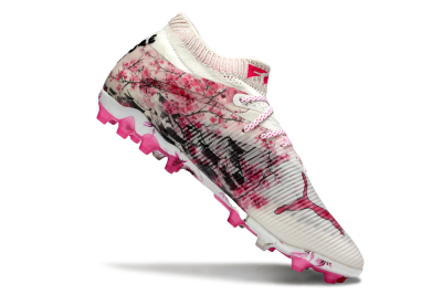 Men's Puma Future 8 Ultimate MG Football Boots - White/Black/Red