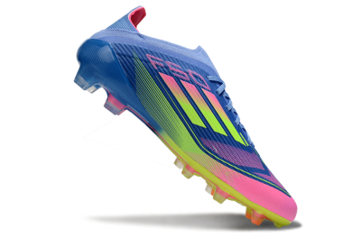Unisex Adidas F50 Elite FG Football Boots - Blue/Yellow/Pink